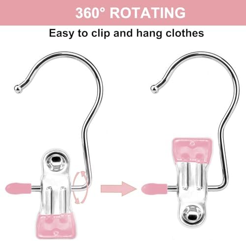 Boot Hangers for Closet, Hanging Clips Laundry Hooks Clothes Pins Closet Hanger - Image 4