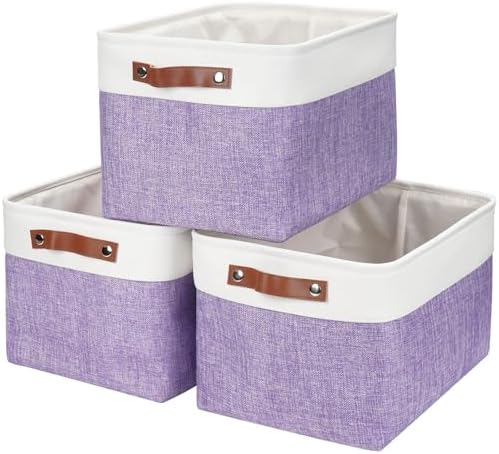 Bagnizer Storage Bins Large Fabric Storage Baskets by Bagnizer