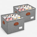2 Pack Shoe Organizer for Closet by JHHBHV