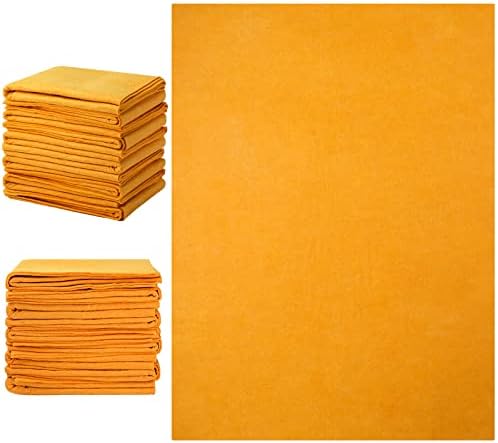 10 Pack 20" x 27" Shammy Cloths Absorbent Chamois Towel by Roshtia