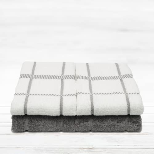 100% Cotton Terry Dish Towels, 4 Pack 16 x26 Inches, Super Soft and Absorbent - Image 5
