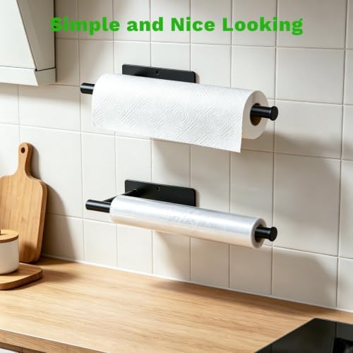 SetSail Paper Towel Holder, Under Cabinet & Wall Mount Design 13 inch - Image 7