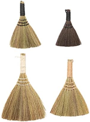 Whisk Brooms with Yarn Wrapped Handles by Unknown