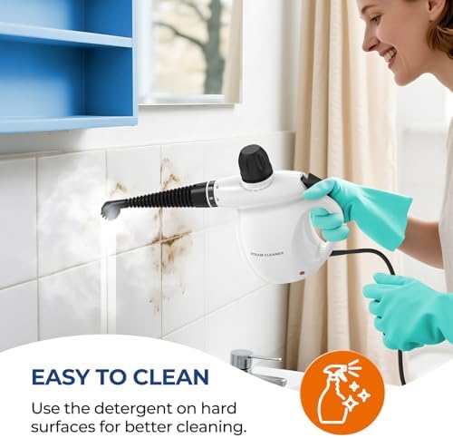 13Pcs Pressurized Handheld Steam Cleaner, Portable Deep Cleaning Steamer - Image 6