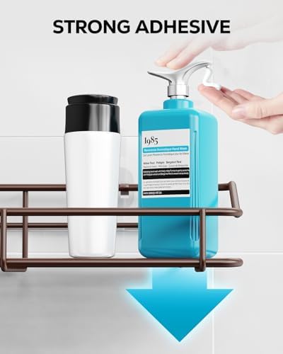 Nieifi Shower Caddy Adhesive, Shower Shelves, Shampoo Holder - Image 6