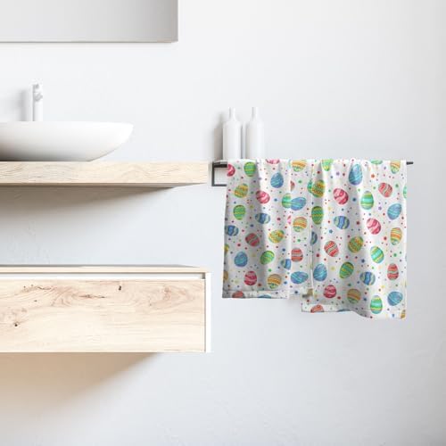 Easter Colorful Egg Towel 2 Pack 14"x28" Happy Holiday Decorative Kitchen - Image 4