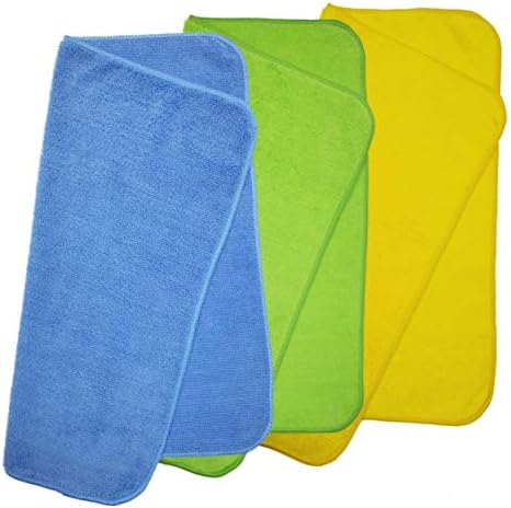 POLYTE 300 GSM Multipurpose Microfiber Cleaning Towel, 16x16 in, 36 Pack - Image 3