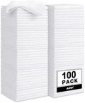 AIDEA White Microfiber Cleaning Cloth, Cleaning Rags, 11.5"×11.5" by AIDEAHOME