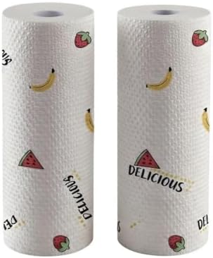 50Pcs Per Roll Reusable Cleaning Lazy Rags, Washable Wet and Dry Towels & by Buatkontly
