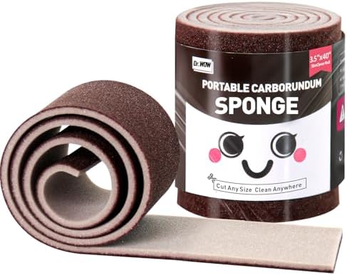 Carborundum Heavy Duty Scouring Sponge Roll, 3.5 x 40 in by DrWOW