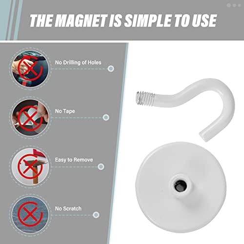 Neosmuk Magnetic Hooks for Cruise Cabins, 130lb Heavy Duty, 6 Pack - Image 5