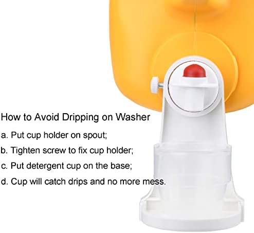 Laundry Detergent Cup Holder for Bottle Spouts, Drip Catcher Organizer - Image 5