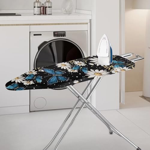 Butterfly Daisy Flower Pattern Ironing Board Cover Scorch Resistant Ironing - Image 2