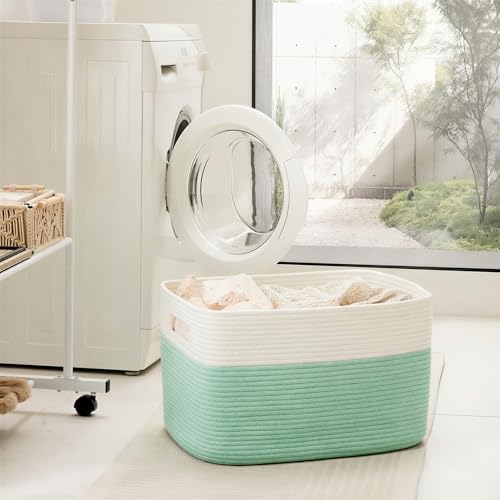 Artfeel Blanket Basket, Rectangle Woven Baskets - Image 3