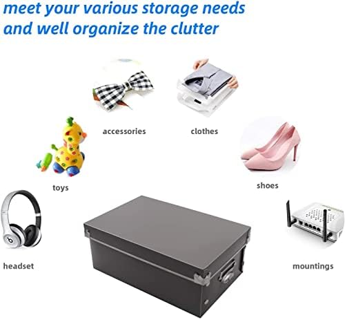 XUCHUN Foldable Plastic Storage Boxes - Image 5