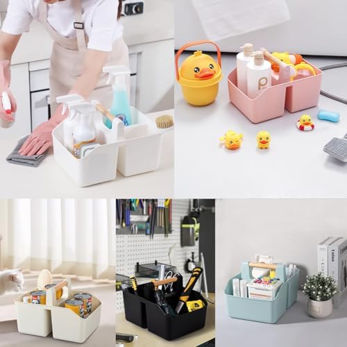 rejomiik Plastic Shower Caddy, Portable Basket - Image 4