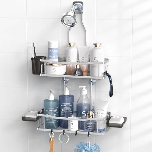 Hanging Shower Caddy Over Shower Head by Aitatty