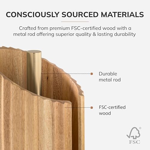 Anji Mountain Wooden Paper Towel Holder - Image 3