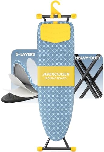 APEXCHASER Foldable 7-Level Heigh Adjustable Ironing Board by APEXCHASER