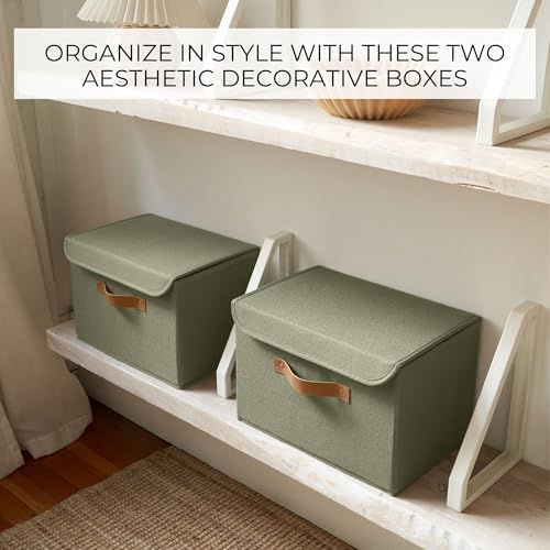Decorative Linen Storage Boxes - Image 5