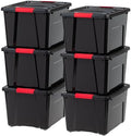IRIS USA 6-Pack 40 Quart Storage Bins by IRISUSA