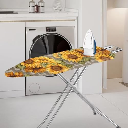 Sunflower Ironing Board Cover and Pad 15x54 Iron Board Protective Guard - Image 2