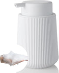 YAUKPH Striped Foaming Hand Soap Dispenser White | by KellyHome