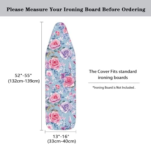 Flroal Ironing Board Cover Iron Board Cover Dust Cover Ironing Board Covers - Image 5
