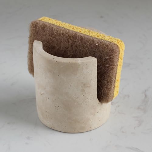 Nawgnail Natural Marble Travertine Sponge Holder by Nawgnail