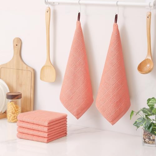 Homaxy 100% Cotton Terry Kitchen Dish Cloths, 8 Pack - Image 6