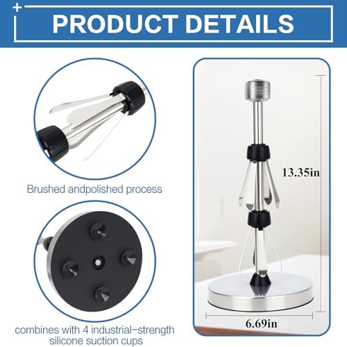 Stainless Steel Silver Paper Towel Holder Designed - Image 5