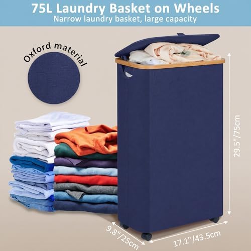 efluky Slim Laundry Hamper - Image 4