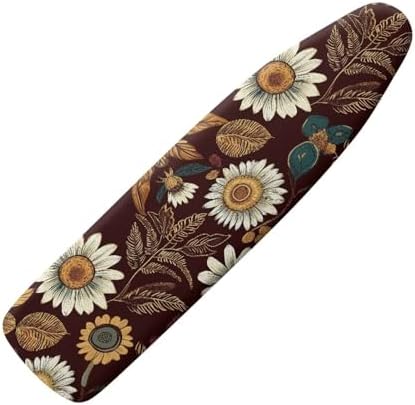 Daisy Print Ironing Board Cover Standard Size 15x54 Inch Iron Cover by Wanzuoeng