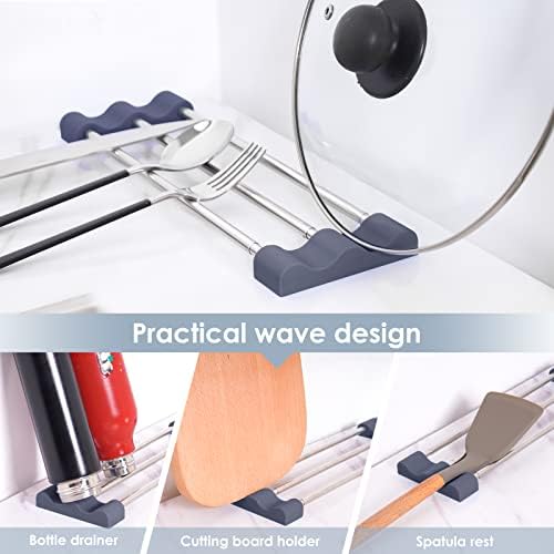 Tomorotec Adjustable Over-The-Sink Kitchen Rack, Deep Gray - Image 3