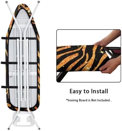 GLENLCWE Wild Bronze Stripe Ironing Board Cover - Image 4