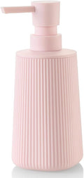 YAUKPH Small Soap Dispenser for Bathroom and Kitchen Matte Pink for Girls | by KellyHome