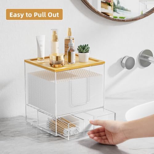 VITVITI Acrylic Disposable Face Towel Holder, Clean Container Box - Image 3