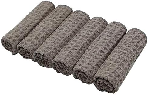 Microfiber Kitchen Cleaning Cloth, 12inch X 12inch, 6 Pack - Image 4