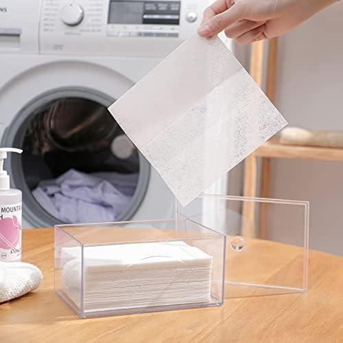 Farmhouse Laundry Dryer Sheet Holder Detergent Pods Container - Image 3