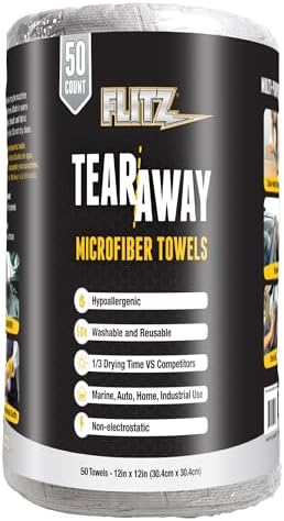 FLITZ Tear Away Microfiber Towel Roll by FlitzInternationalLTD