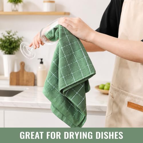 Kitinjoy 100% Cotton Terry Kitchen Towels, 13”x 28” - Image 6