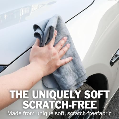 3 Pack Premium XL Shammy Cloth for Car Drying, 34”x25” Chamois Towel for Car - Image 6