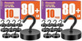 Neosmuk Magnetic Hooks, Cruise Ship Essentials, 80lb+ Heavy Duty Magnetic Hooks by Neosmuk