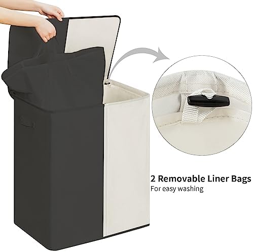 WOWLIVE Double Laundry Hamper - Image 2