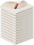 Niallant 12 Pack Cotton Kitchen Towels, Soft & Absorbent Dish Rags, 12x12 Inch by Nialnant