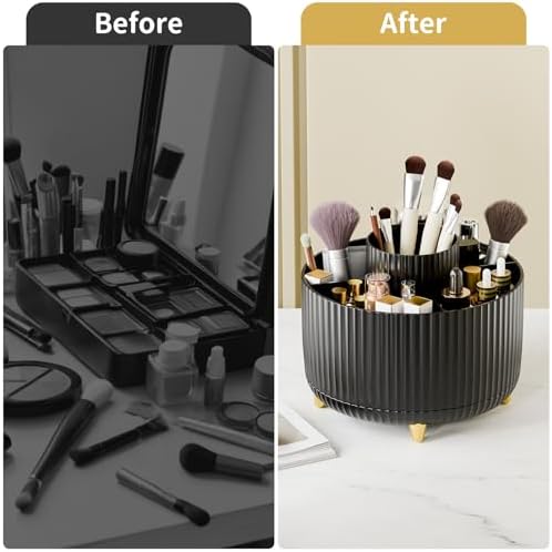fanado 360° Rotate Makeup Brush Holder Organizer, Makeup Organizers Countertop - Image 6