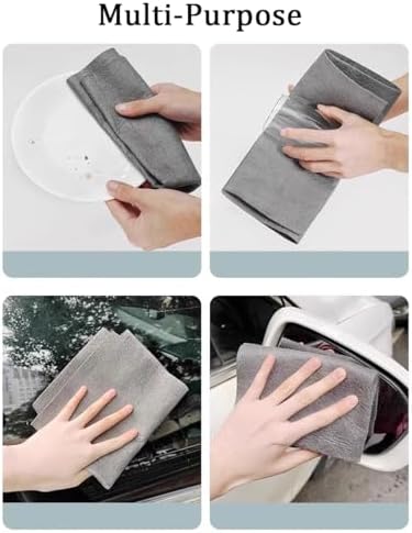 5PCS Thickened Magic Cleaning Cloth, Microfiber Streak Free Cleaning Cloth - Image 4