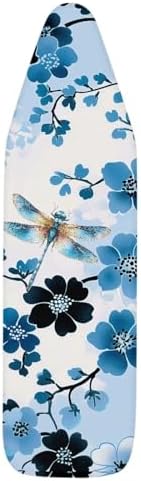 Dragonfly Ironing Board Cover and Pad Standard Size Blue Flower Iron Board - Image 7