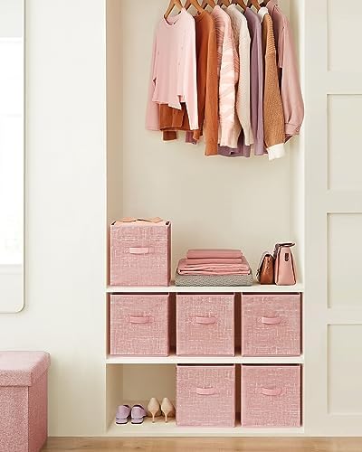 SONGMICS Storage Cubes, 11-Inch Foldable Closet Organizers - Image 2