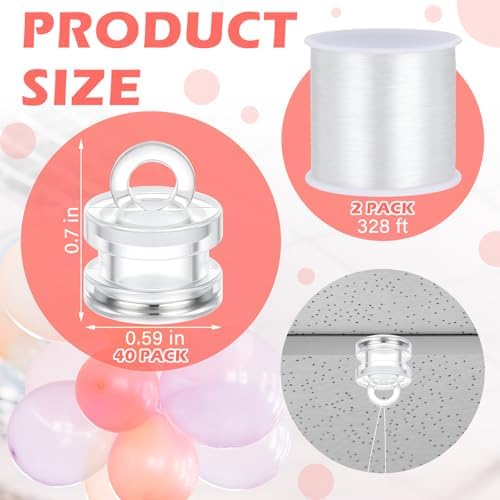 40 Pack Magnetic Ceiling Hooks - Image 2